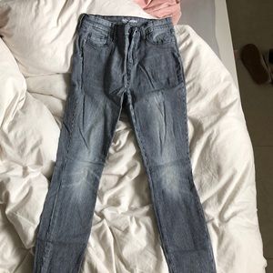 BLUE & WHITE SKINNY JEANS